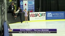 Emma Knight/ Garrison Beacom - Pre Novice Pairs Free - 2016 Skate Canada BC/YK Sectional Championships