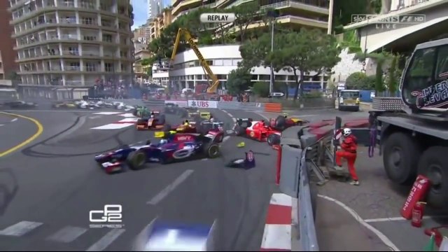 GP2 Crashes 2013 part 1