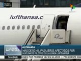 Huelga de pilotos de Lufthansa afecta a 50 mil pasajeros