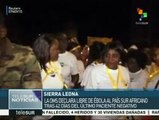 OMS declara a Sierra Leona territorio libre de ébola