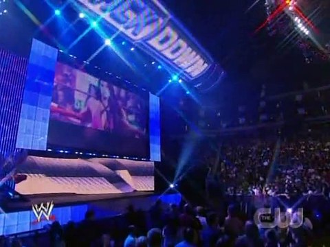 Michelle McCool vs Victoria - Smackdown 02.15.08 (michelle has hair up)