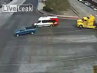 LiveLeak Train Crashes Into Semi trailer Truck And Flips It Over