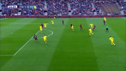 اهداف مباراة برشلونة وفياريال ٨-١١-٢٠١٥