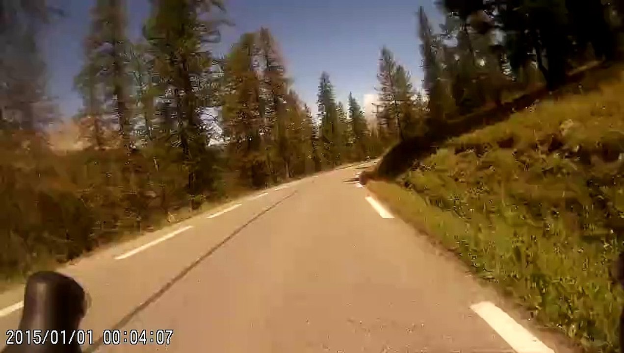Descente col de l'izoard vers Briançon été 2015