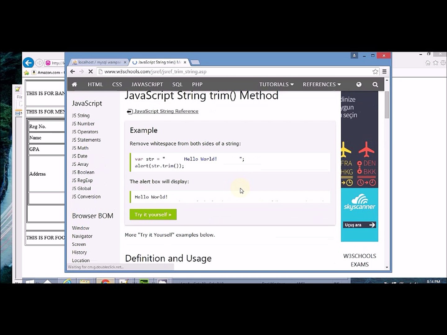⁣simple php tutorial part-9 (javascript based form validation)