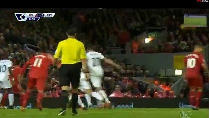 Liverpool 1 - 2	 Crystal Palace - Scott Dann Goal