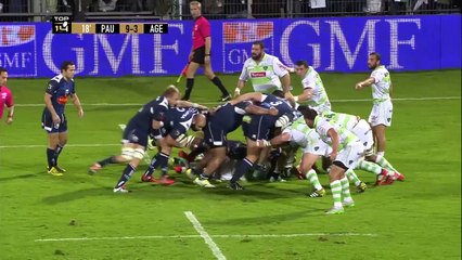 TOP 14 - Résumé Pau - Agen  : 33-31 - J8 - Saison 2015/2016