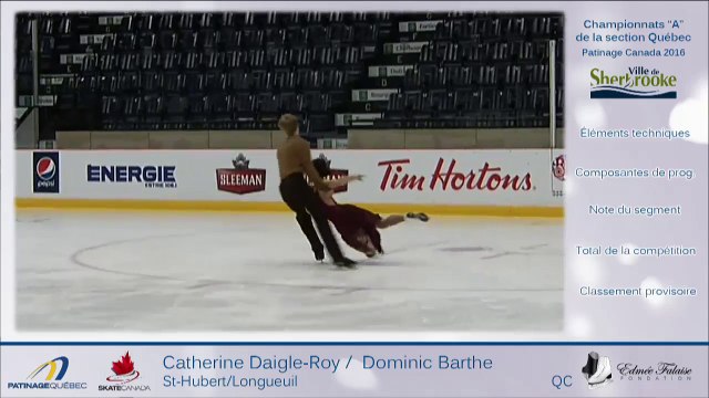 CSA2016-Québec, Senior Danse Libre