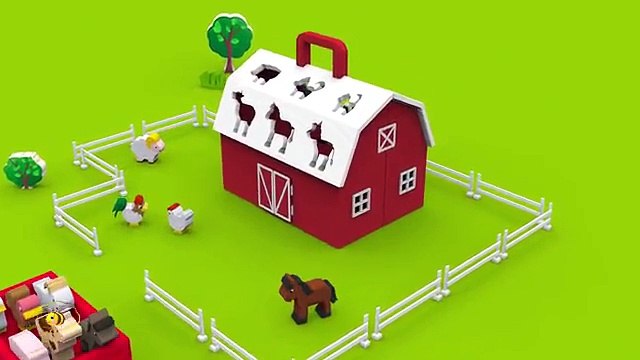 Farm animals video for children toddlers babies. Learn farm animals and their sounds in English