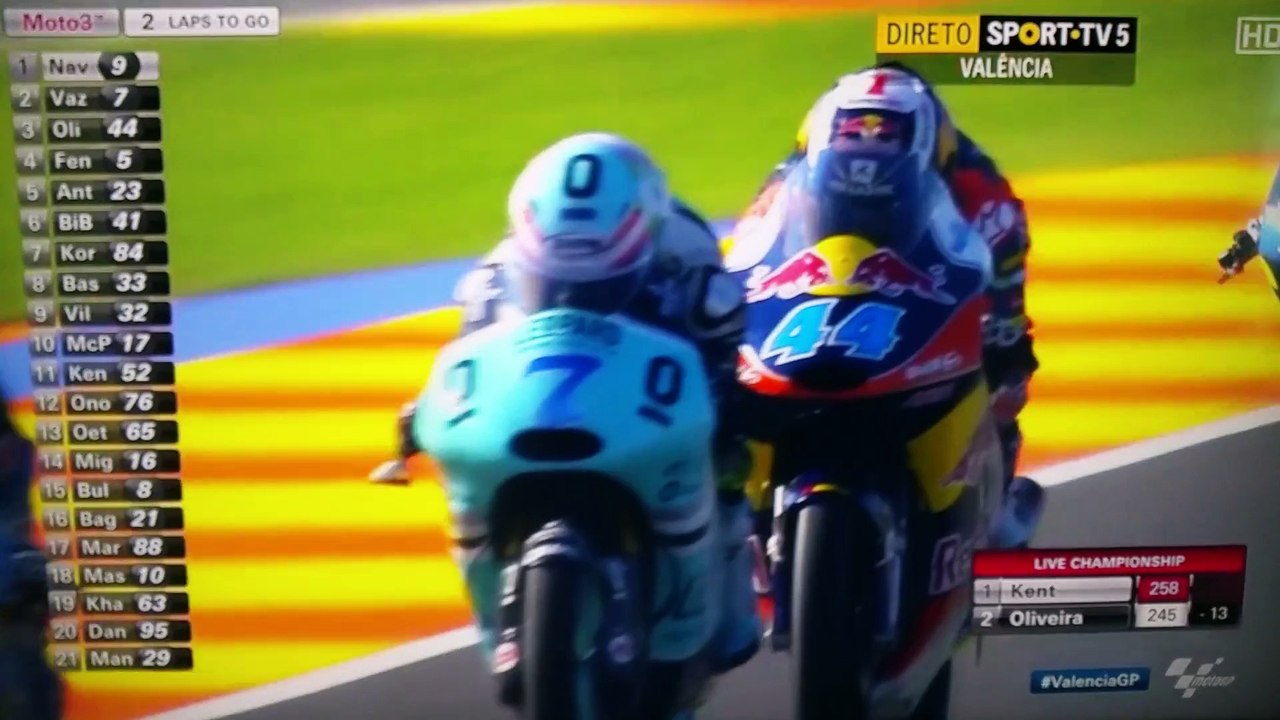 Miguel Oliveira vence em Moto 3 no circuito Ricardo Tormo em Valência