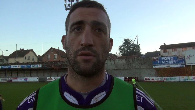 Rugby Fédérale 1 - Gregory Garnier réagit après Chambéry - USB