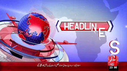 Headlines - 11:00 PM – 08 Nov 15 - 92 News HD