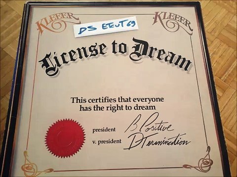 KLEEER -LICENSE TO DREAM(RIP ETCUT)ATLANTIC REC 81