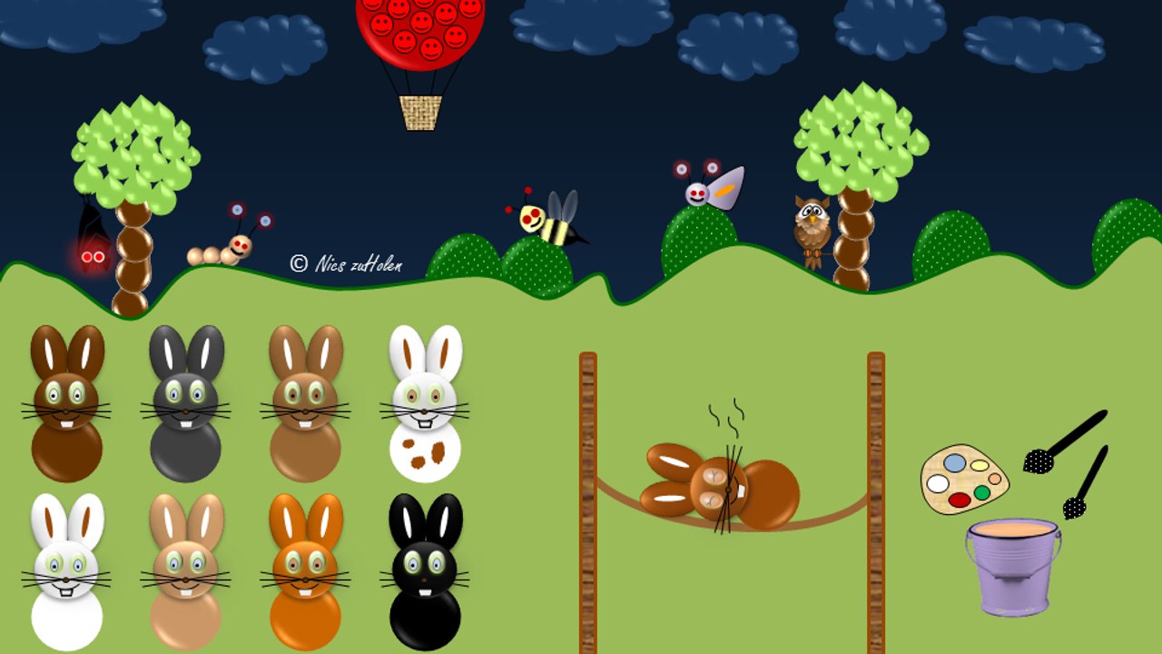 10 kleine Osterhasen - Frohe Ostern 2016