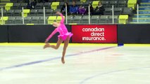 Emily Bausback -  Novice Women Free - 2016 Skate Canada BC/YK Sectional Championships