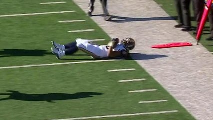 Rams Todd Gurley's hair takes him out of bounds