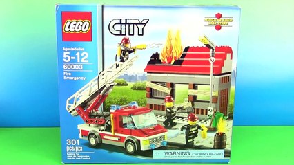 LEGO City Fire Emergency Firetruck  Stop Motion Build (60023) by HobbyKidsTV