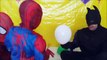 MINI SPIDERMAN BALLOON FUN 3!!! Spiderman, Batman and our special guest Mini Spiderman hav