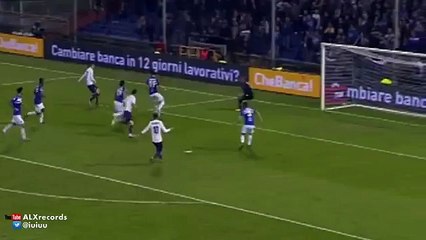 Nikola Kalinic Goal Sampdoria 0 - 2 Fiorentina 2015