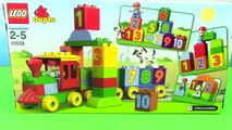 LEGO Number Train Set ★ANGRY BIRDS★ Box Open, Build, Play - Duplo (10558)