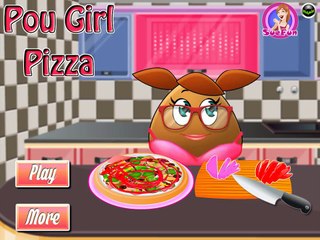 Pou Game Pou Girl Pizza Movie Videos Games For KIds