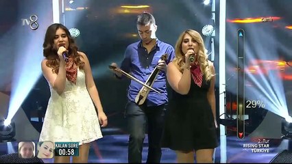 Rising Star Türkiye Zeynep ve Halime Buse Tunçerin Hasta Oldum Derdune Perf. (1.Sezon 14.
