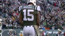 Jets Brandon Marshall's diving touchdown