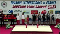AS 1/3 Tournoi international haltérophilie Denis Randon 2015 13ème édition Clermont-l'Hérault 34)