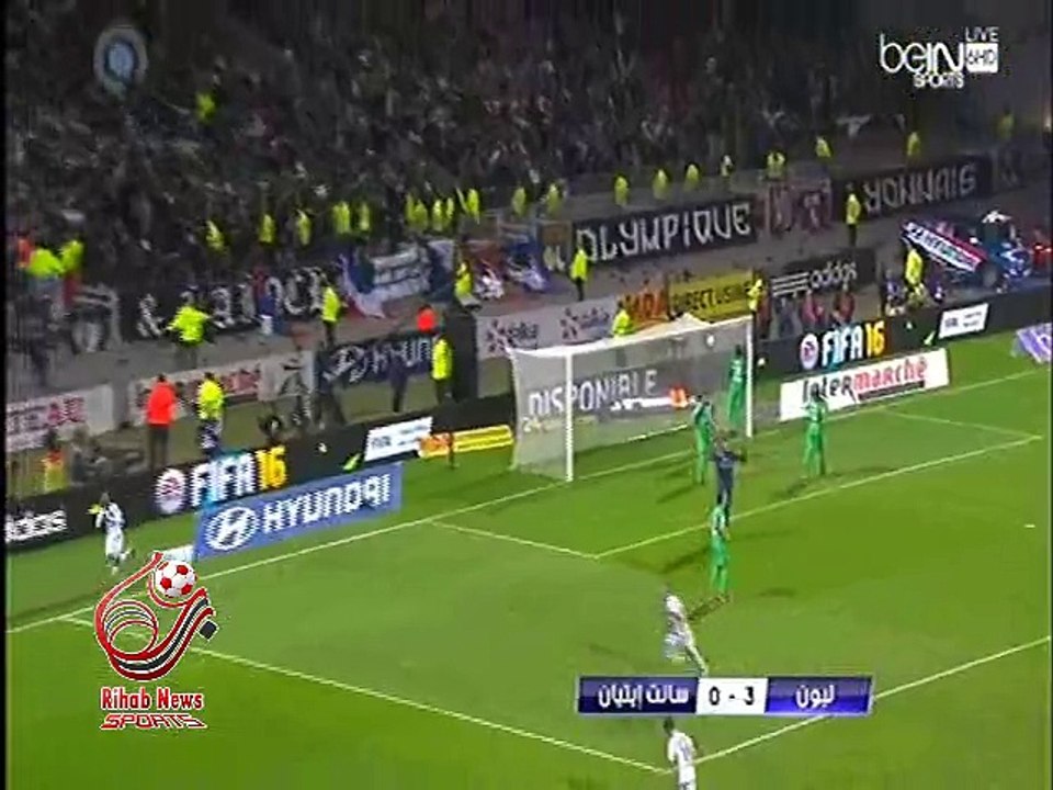 اهداف مباراة ( ليون 3-0 سانت إيتيان ) الدوري الفرنسي الدرجة الأولى