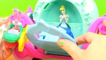 PLAY-DOH Cinderella Magical Carriage Featuring Disney Princess Ms Piggy Hasbro HobbyKidsTV