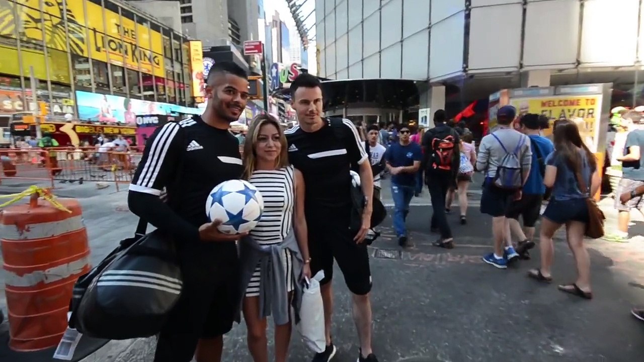 F2 in New York with Chelsea FC