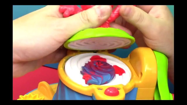 PLAY-DOH Elmo Shape Spin Sesame Street Play Set Talking Teaching Elmo Toy Review HobbyKidsTV
