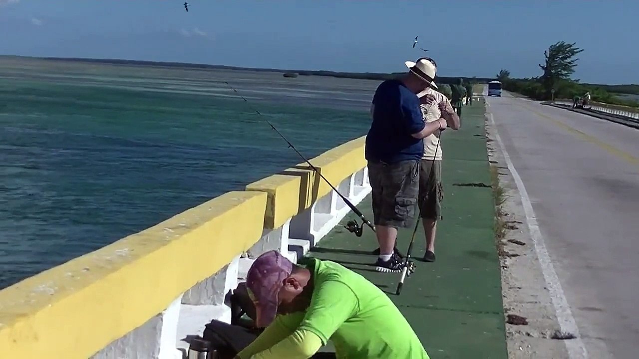Fishing the Causeway between Cayo Coco and Cayo Guillermo in Cuba