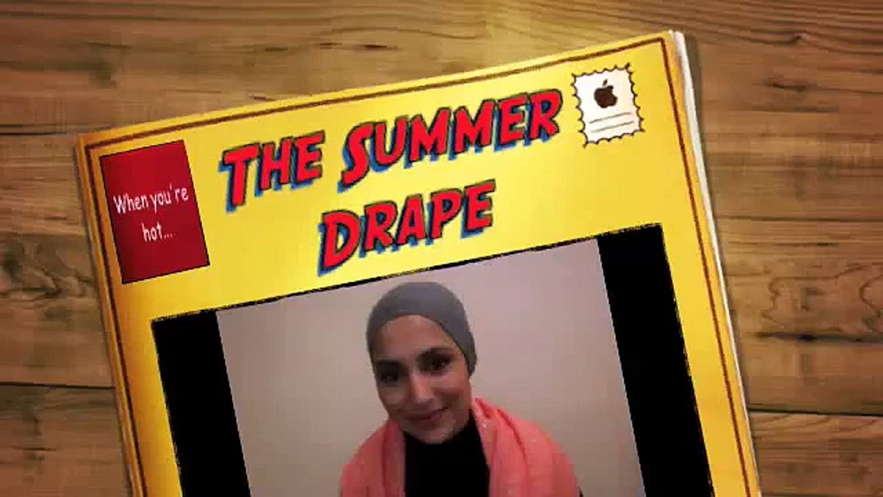 How to wear a Headscarf (Hijaab / Hijab Tutorial): The Summer Drape | Amena