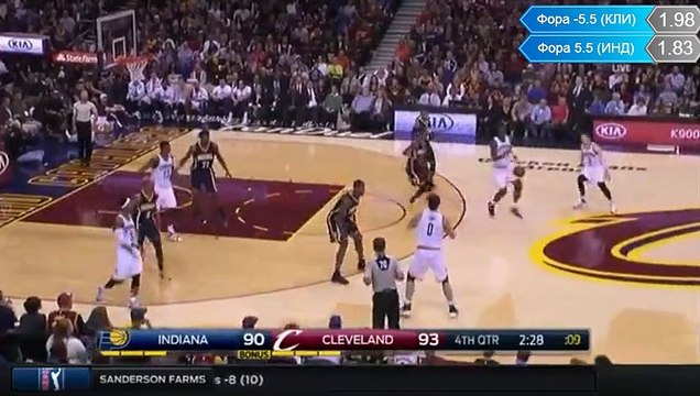 NBA Indiana Pacers - Cleveland Cavaliers LAST 3 MINUTES