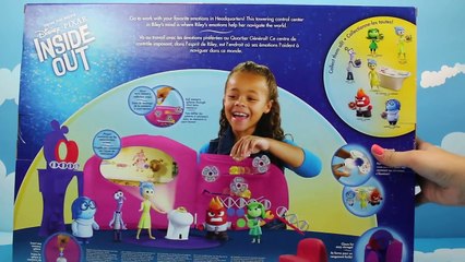 DisneyToysFan | Inside Out Headquarters Complete Toy Set. Joy, Disgust, Fear, Sadness & An