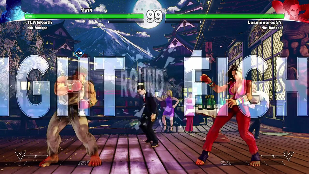 STREET FIGHTER V (BETA) Ranked match 6 Ryu VS Laura