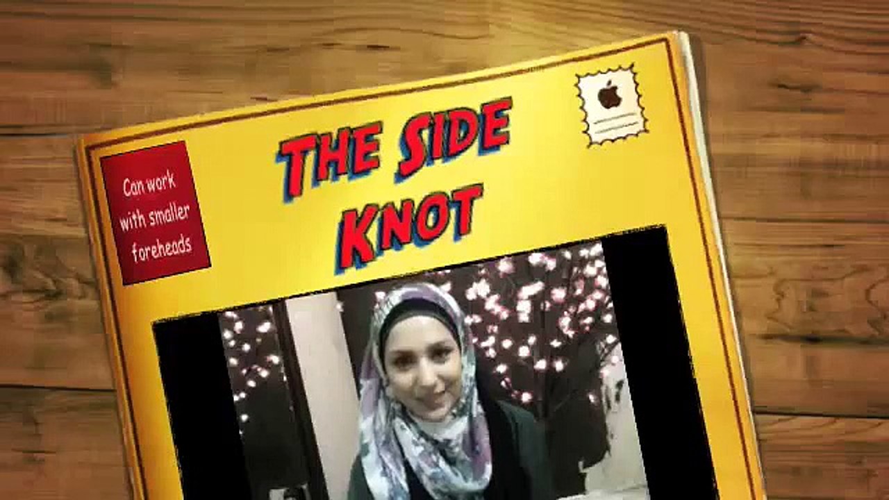 Hijaab Tutorial: The Side Knot | Amena