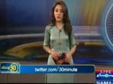 SEXY Pakistani news anchor Gharida Farooqi in white leggings and high heels
