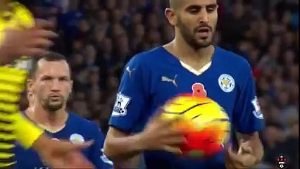 Snapshot go down in the Premier League lovers long. Riad Algerian Mehrez preferred to leave the fellow "Fard" his penalt