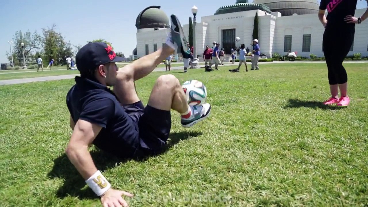 Insane Football Skills L.A. with Séan Garnier, Indi Cowie and Taboo | Black Eyed Peas