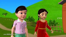 Jack and Jill went up the hill - 3D Animation English Nursery rhyme for children