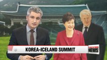 Korea-Iceland summit held in Seoul