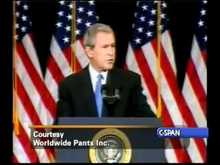 David Letterman Makes Fun of Bush in Front of Bush