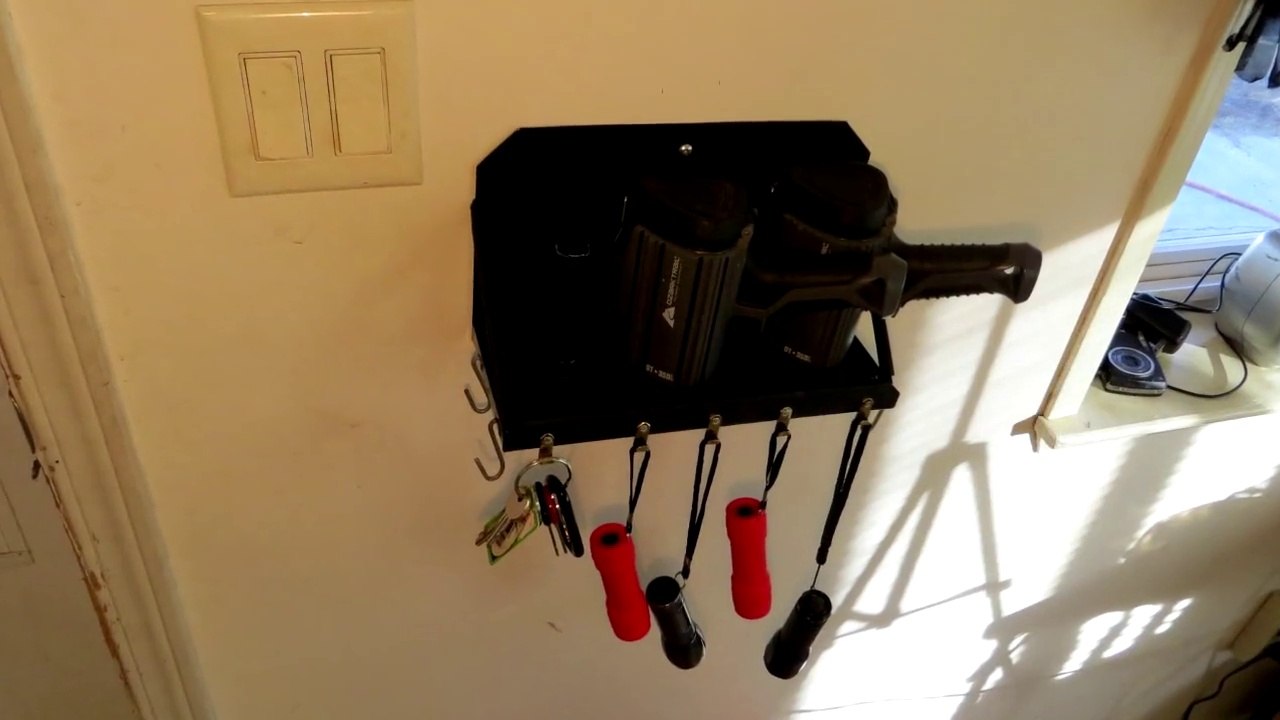 Flash Light & Key shelf
