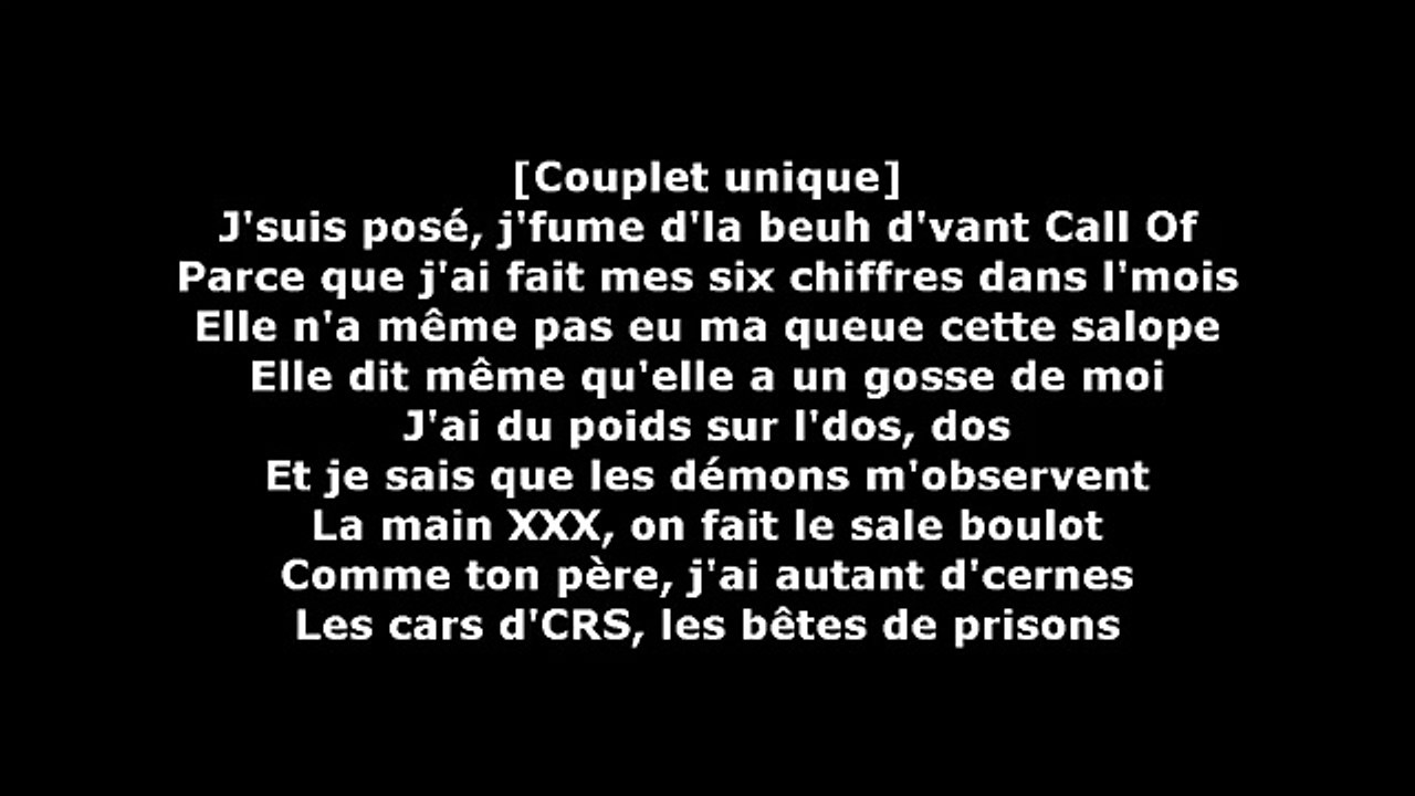 Lacrim - Poutine Paroles