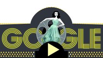 Hedy Lamarr's 101st Birthday Google Doodle