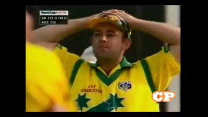 Last Moment of Unforgetable Semi Final of World Cup 1999