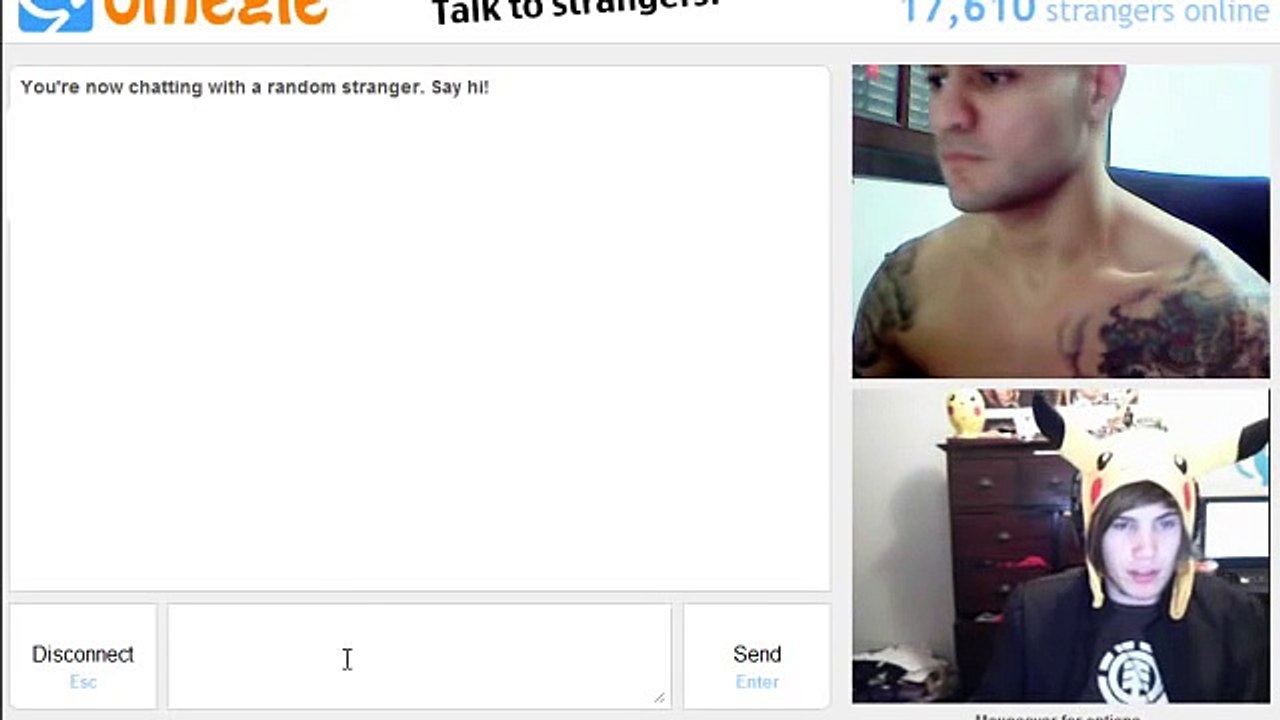Fuçando no Omegle? Fã de montagem