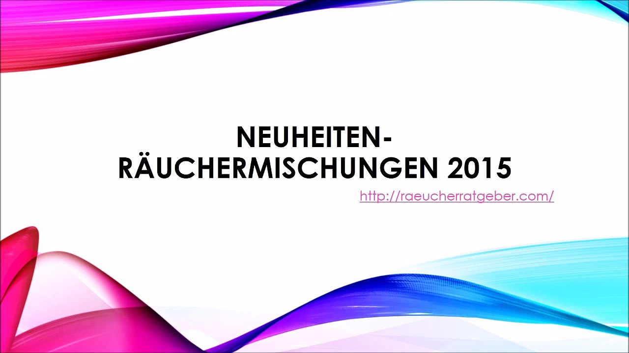 Neuheiten-Räuchermischungen 2015
